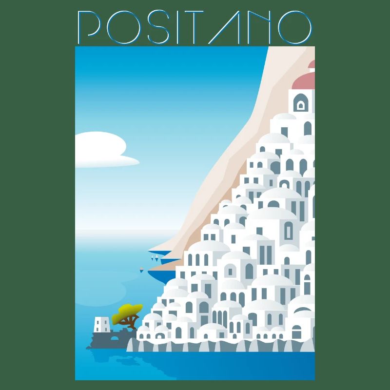 Positano CostaBlu Weiße Häuser