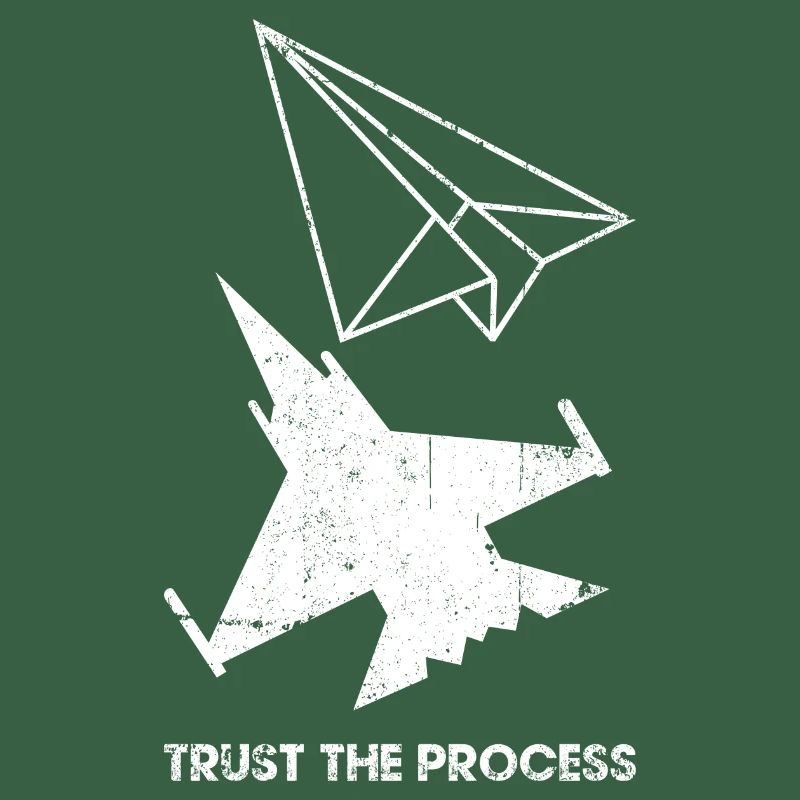 Trust the Process Paper Flight