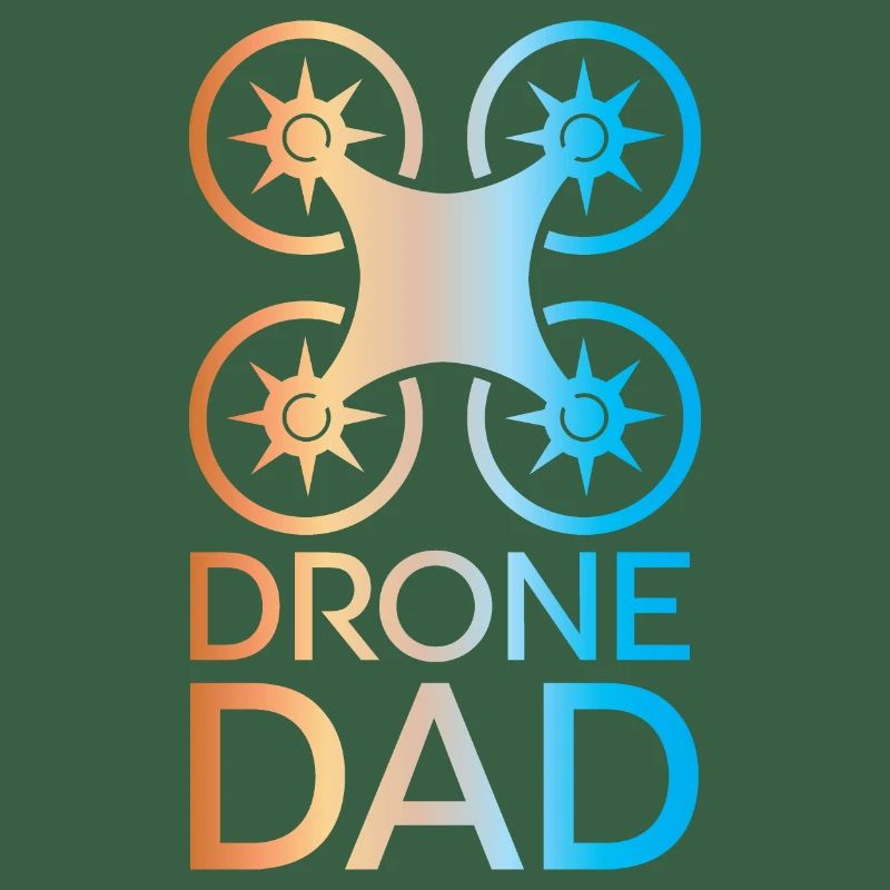 drone dad Farben Dronen Pilot Symbol icon Logo
