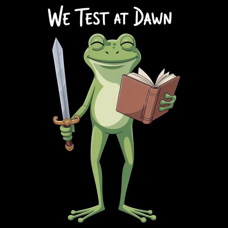 Dawn Quest Frog with Book