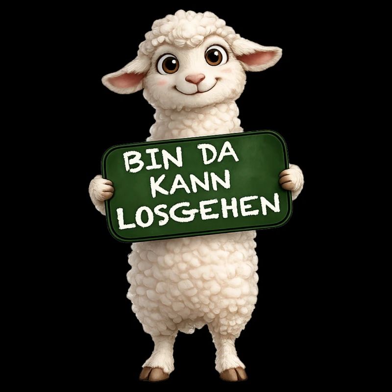 Mutiges Lamm Schildmotiv