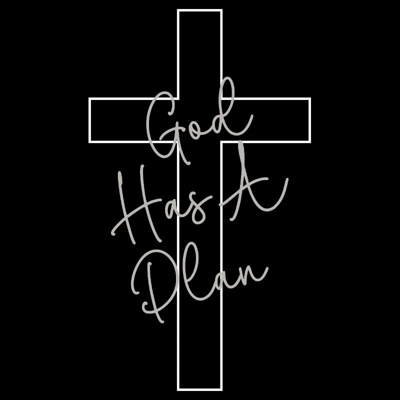 Gottes Plan Kreuz Handschrift Glaube Kirche Bibel