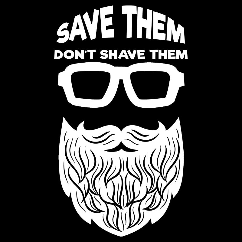 Coiffure de barbe Barbe Rasage de barbe Déclaration de croissance de la barbe