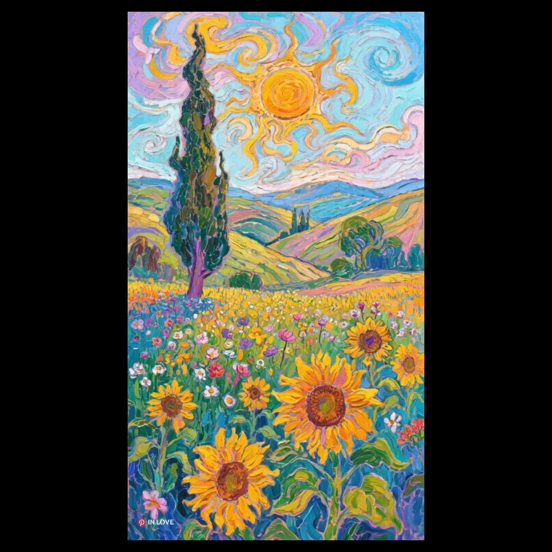 Sunflowers in Impressionism