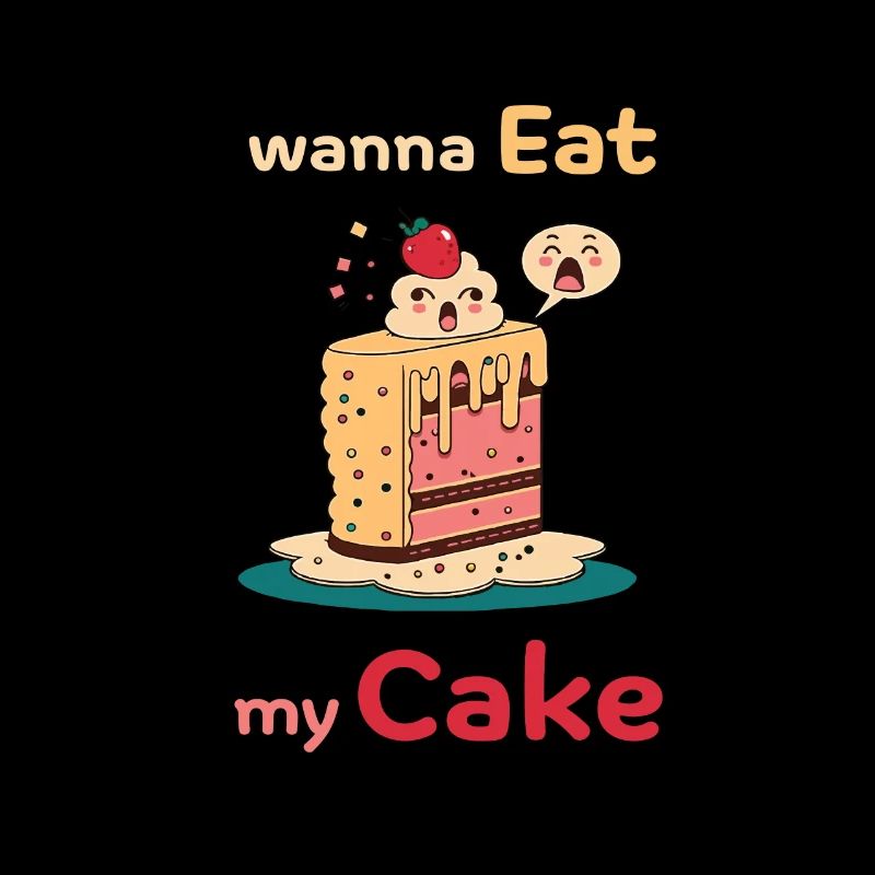 Freches Kuchen-spaß-design