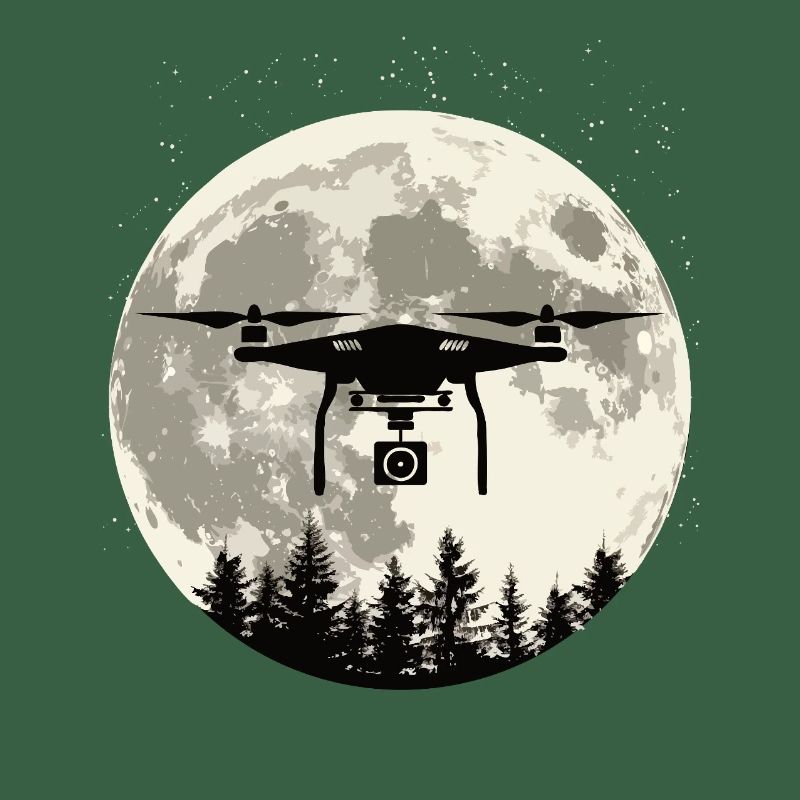 Drone Full Moon
