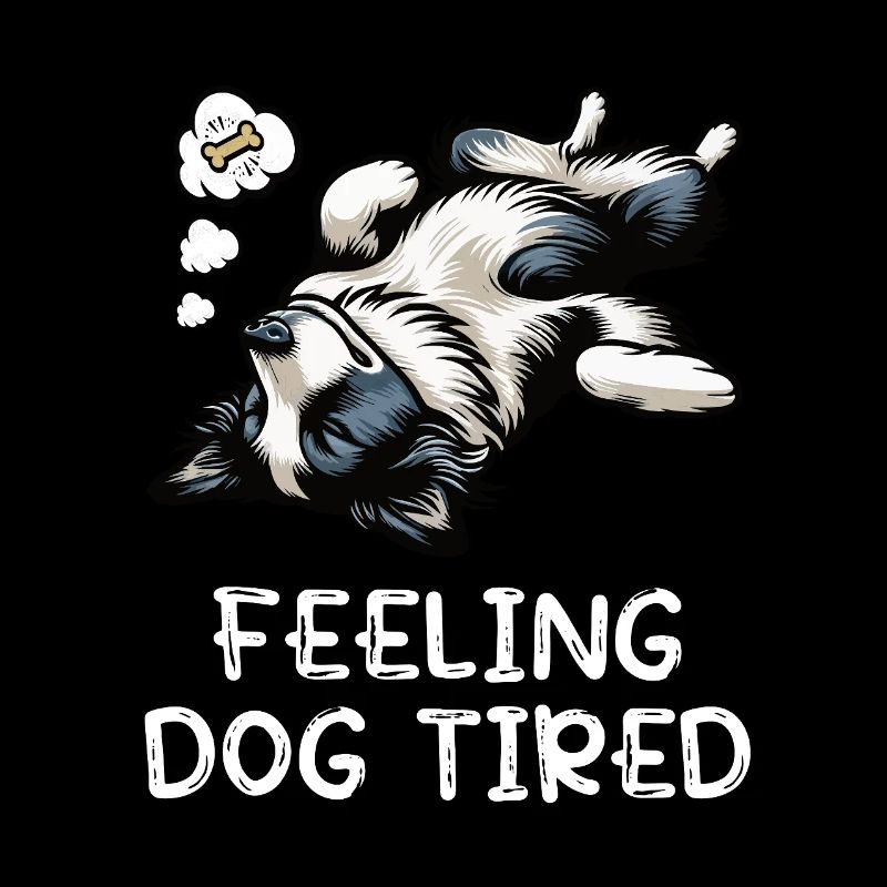 Propriétaire de Border Collie Collie fatigué