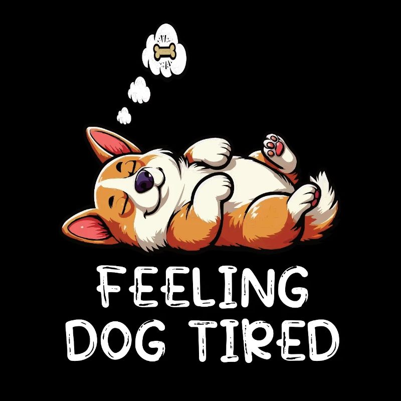 Feeling Dog Tired Corgi Corgis Welsh Corgi 