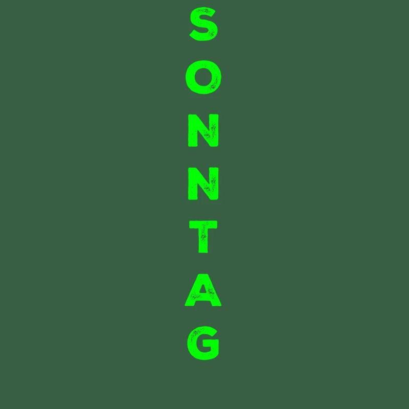 Dimanche - vert