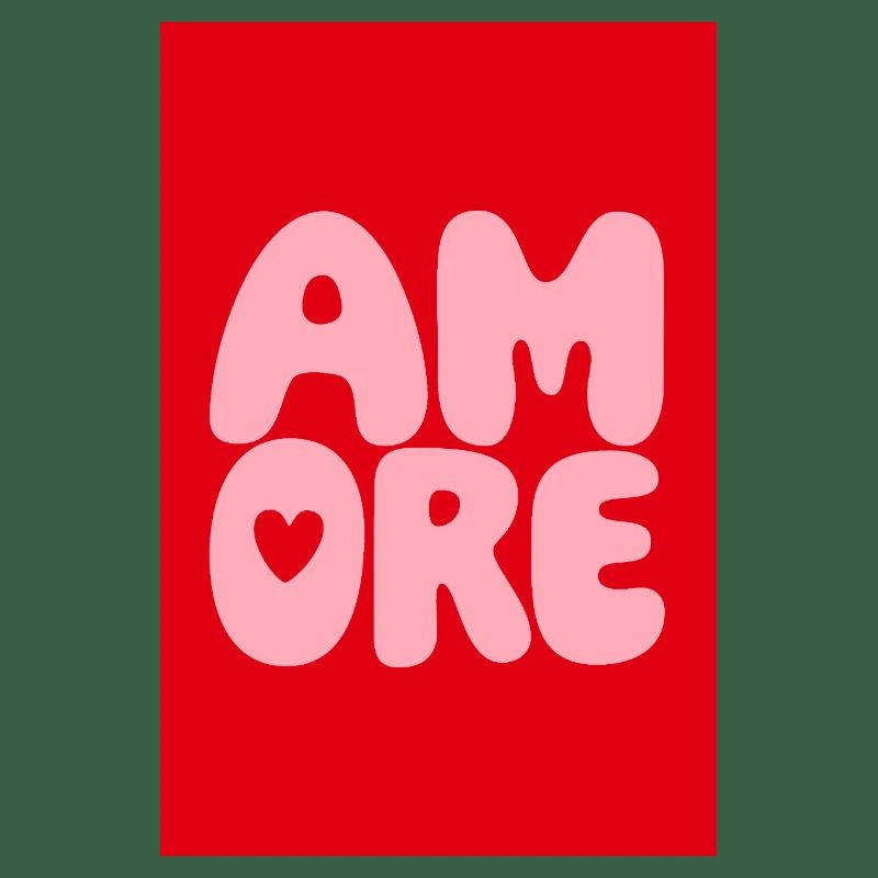 Amore Retro Bubblenschrift