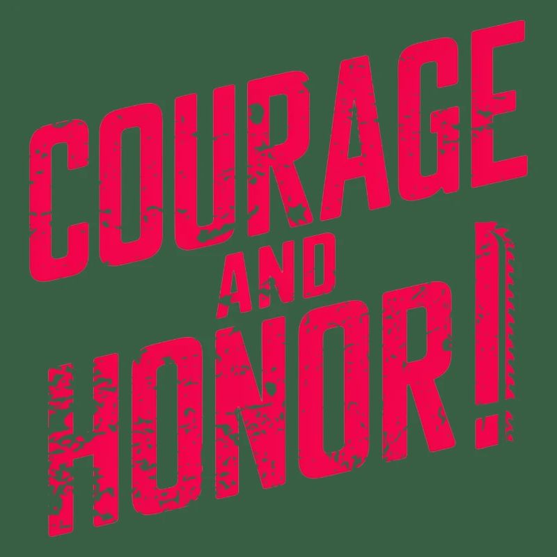 Courage and Honor Epic Marine Code scifi Space.