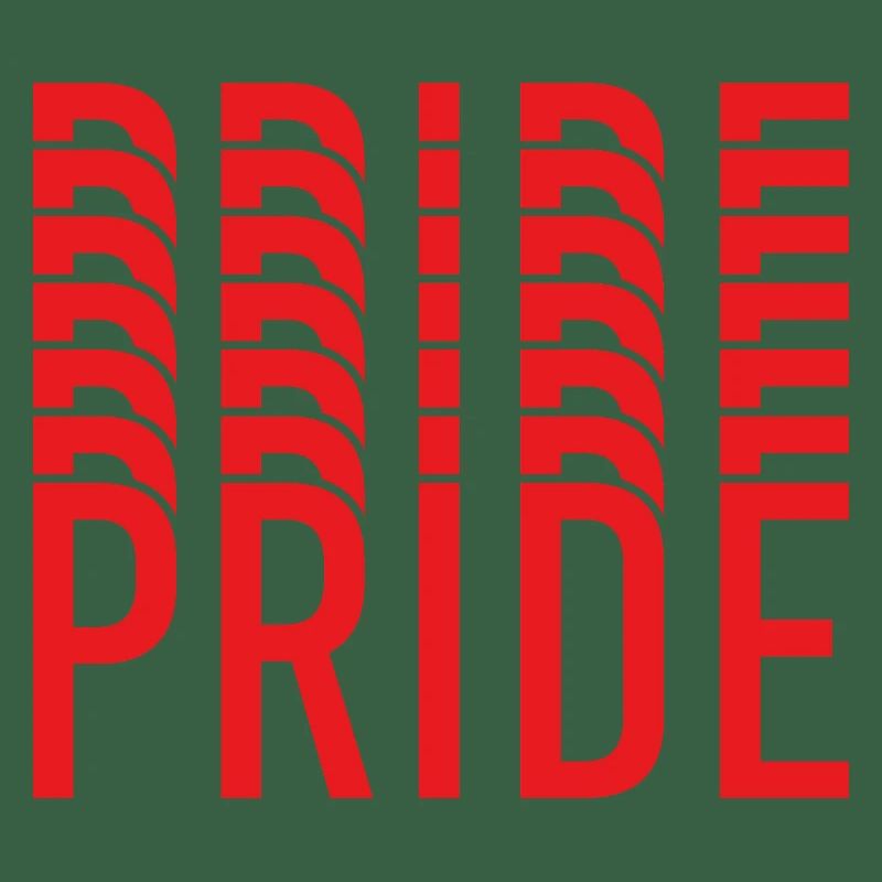 Pride: Repeated letter design