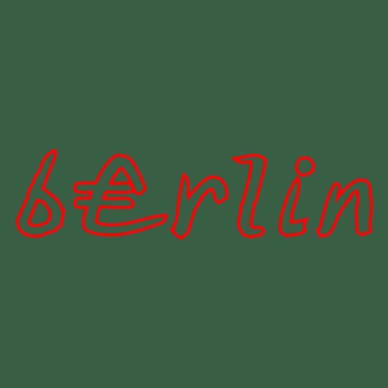 Berlin Neon Graffiti Stil