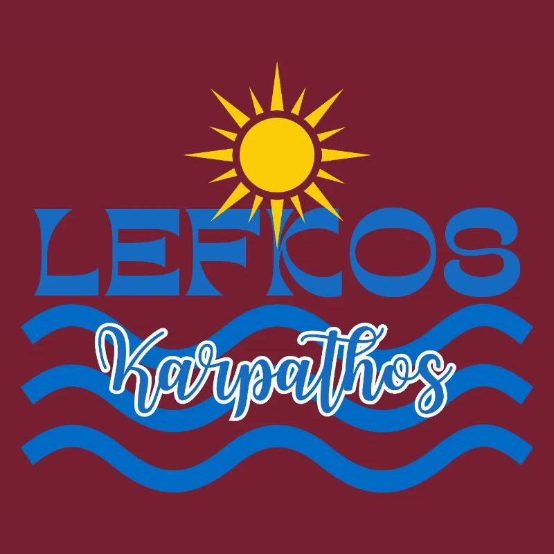Lefkos Karpathos Sun Waves Logo