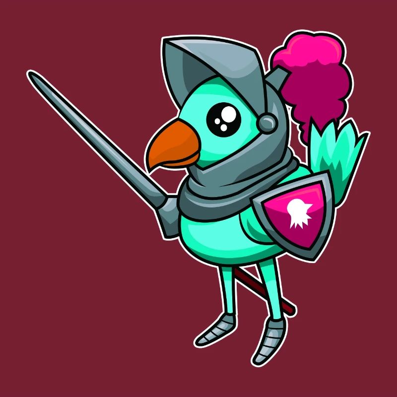 Ritterlicher Vogel