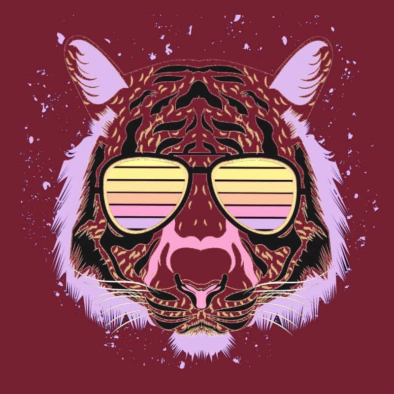 Tiger Psychedelic Brillenstil