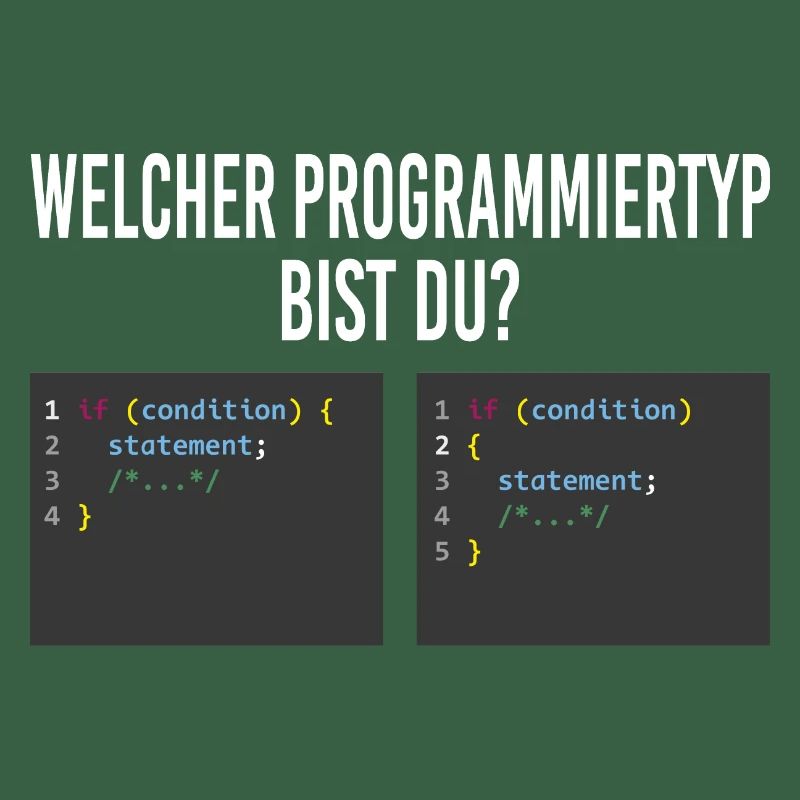 Welcher Programmiertyp bist du?