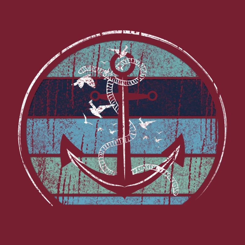 Conception maritime d’ancre vintage
