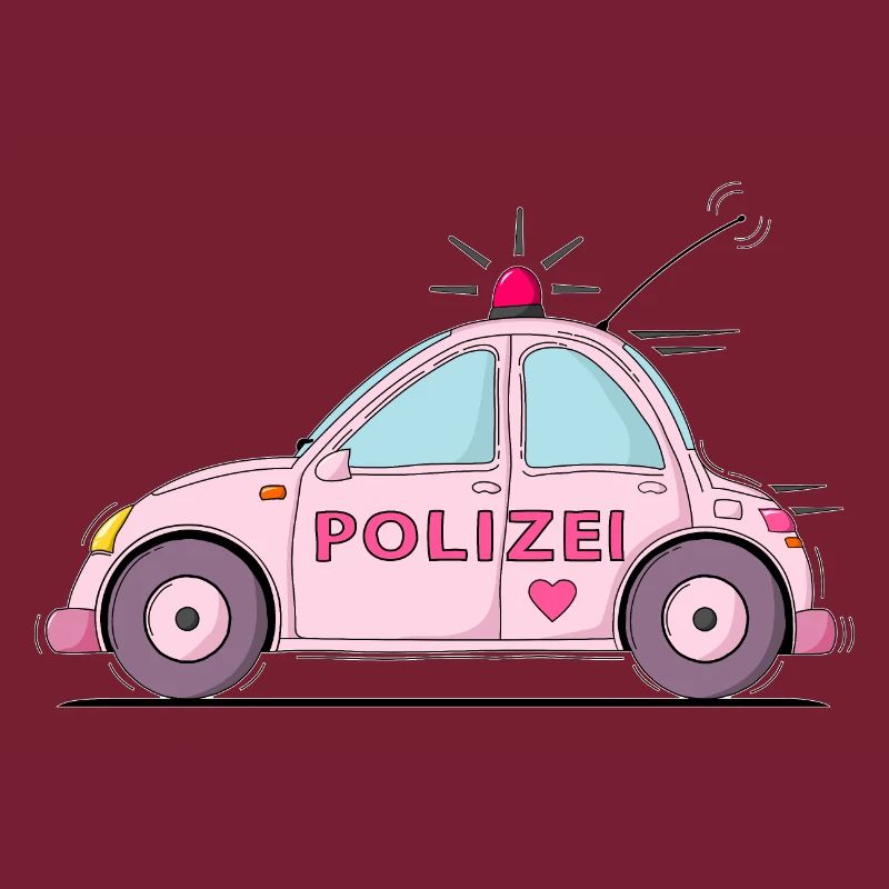 Polizeiauto Rosa