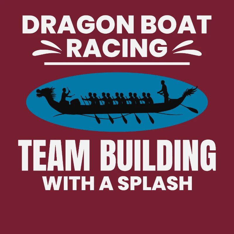 Synchronisiertes Paddelteam Drachenboot