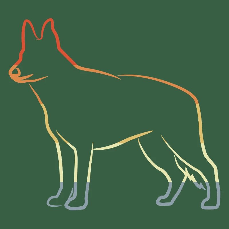 German Shepherd Drawing