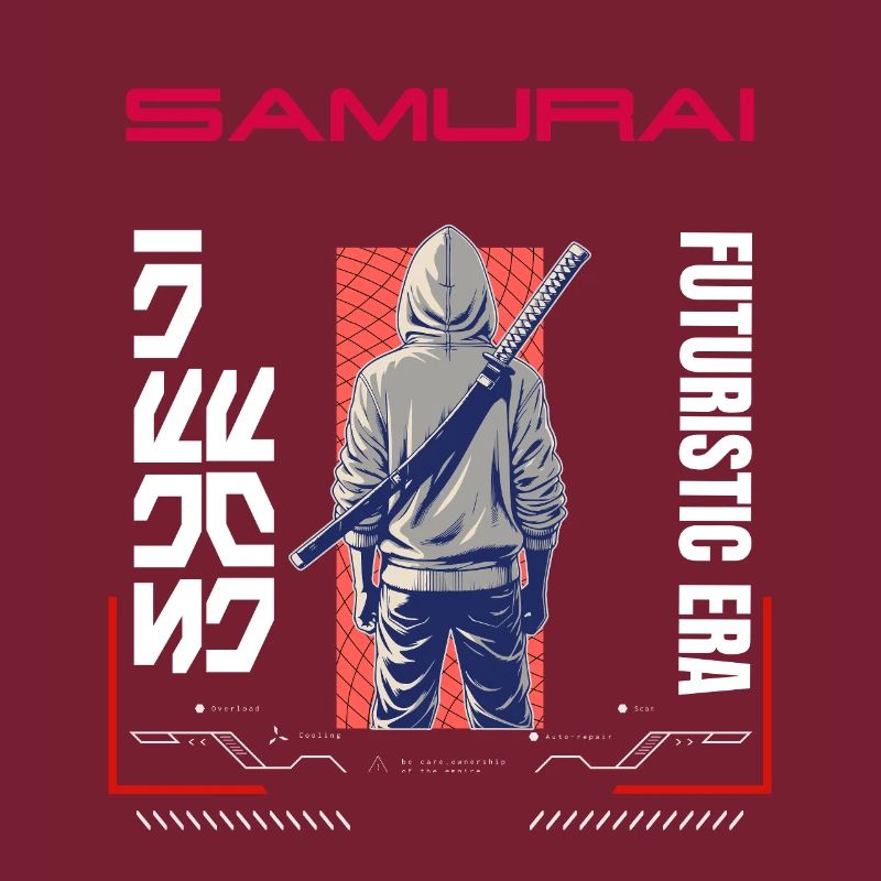 Samurai Hoodie Klinge