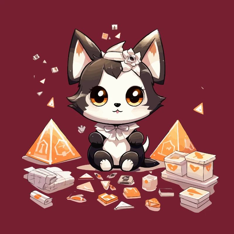 Chibi Chiot Diamant Trésor