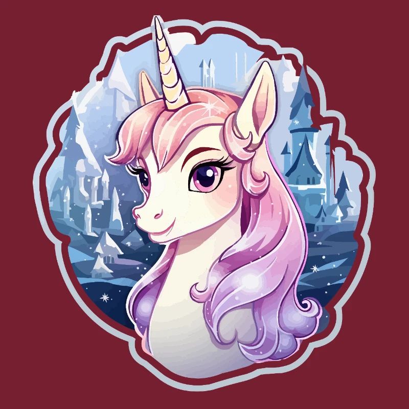 Licorne dans le Royaume de Glace