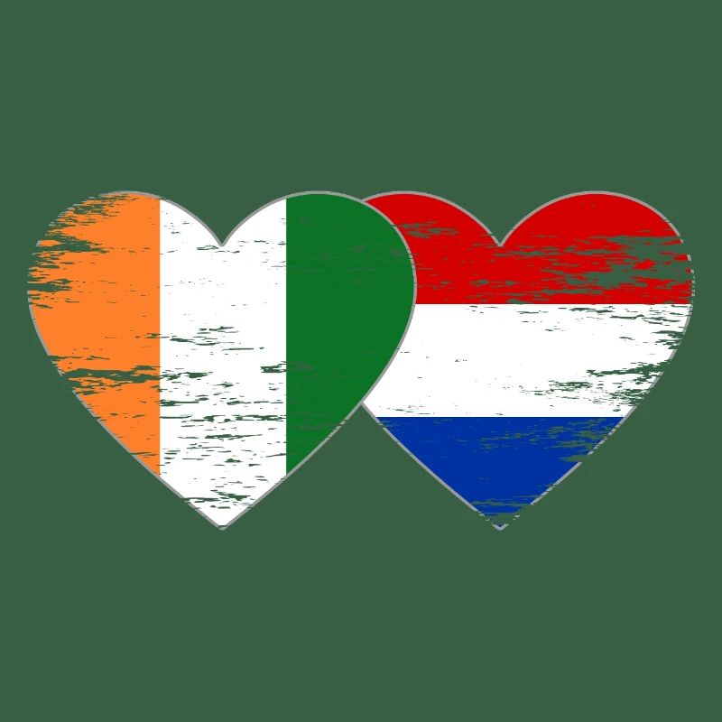 Drapeau de la Côte d’Ivoire Pays-Bas utilisé