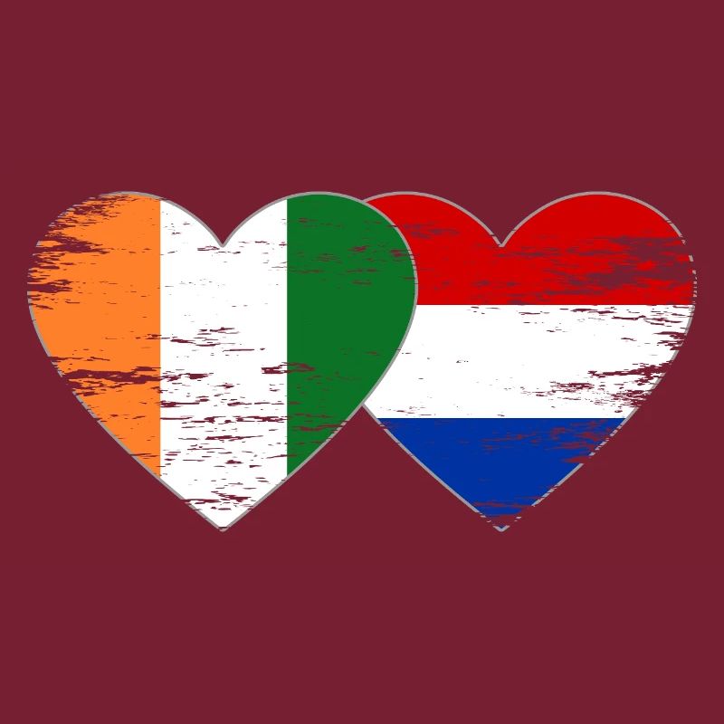 Drapeau de la Côte d’Ivoire Pays-Bas utilisé