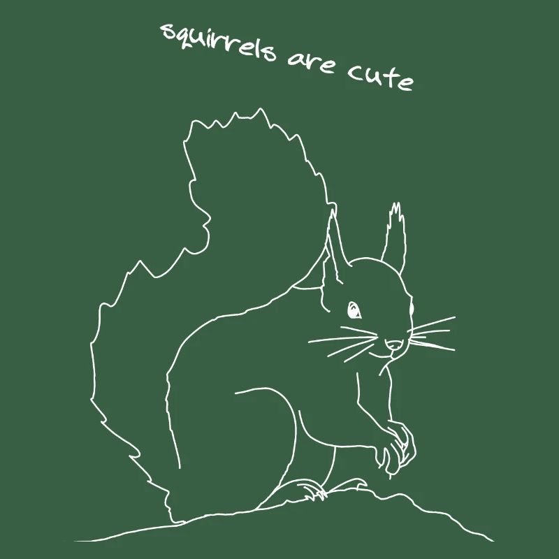 Eichhörnchen lineart