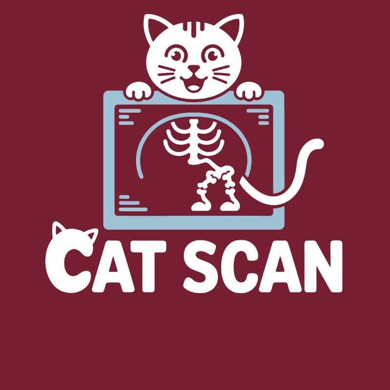 Cat Scan Cat X-ray Graphic