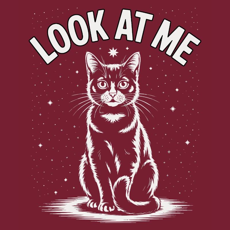 Regarde-moi - Ciel étoilé de chat