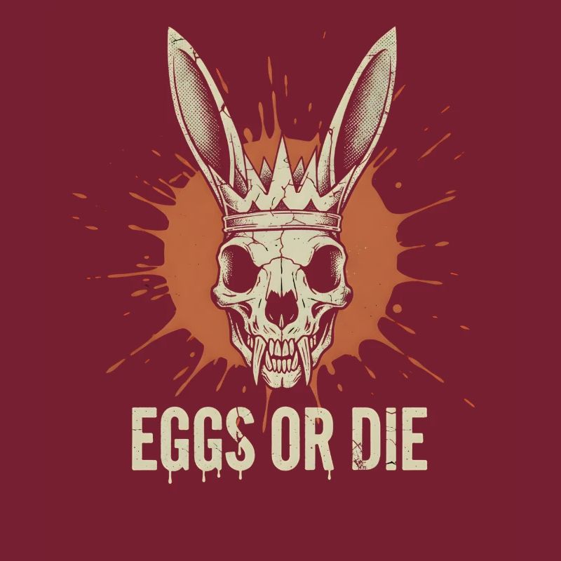 Heavy Metal Easter Bunny Rocker Easter Hardcore Bunny