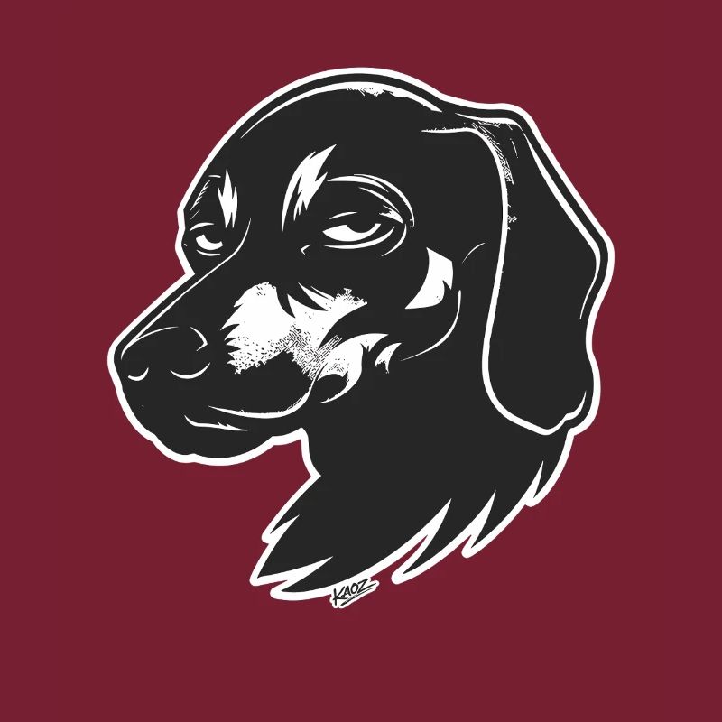 Dachshund Silhouette Sticker