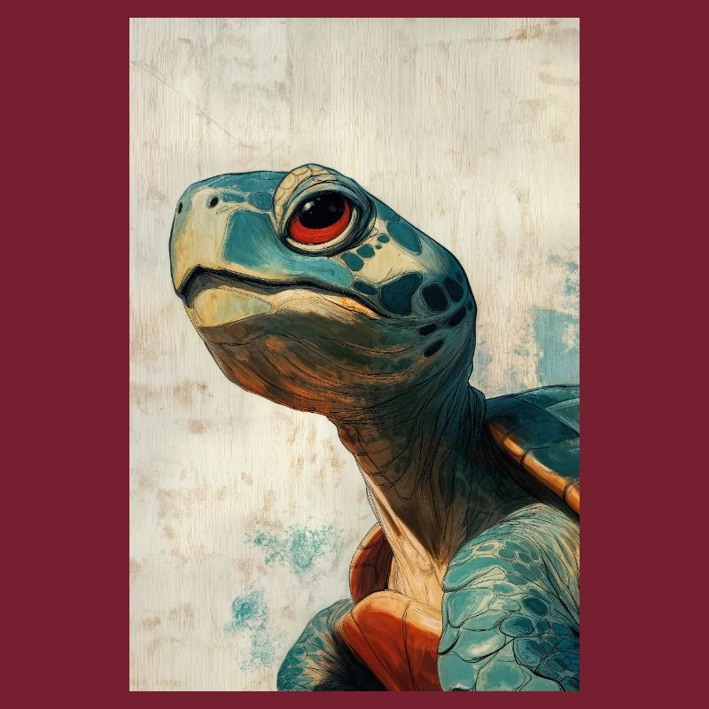 Illustration einer Schildkröte
