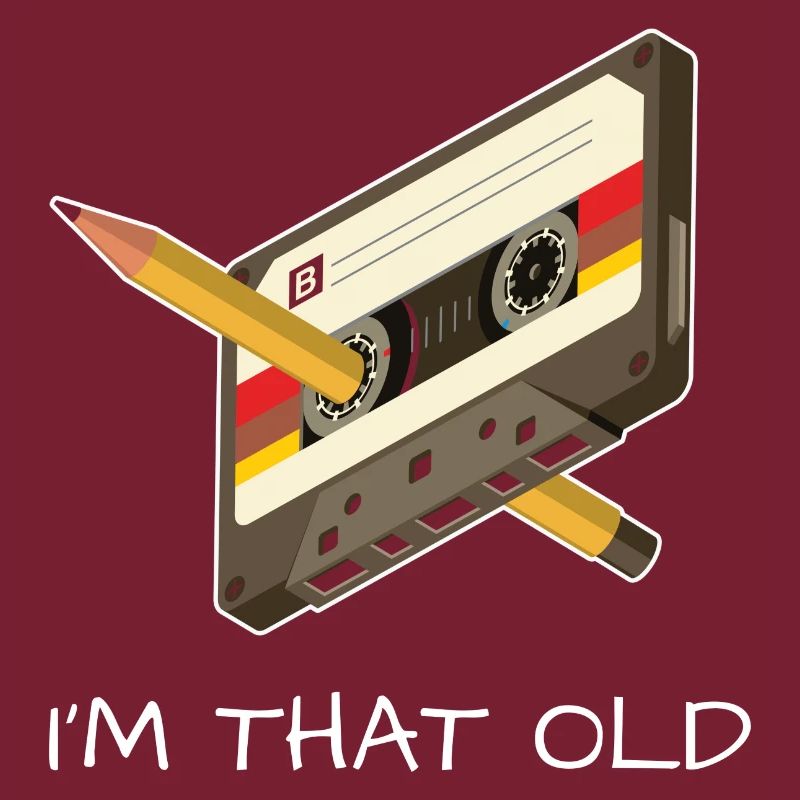 Kassette Alter 80er 90er Geschenkidee retro