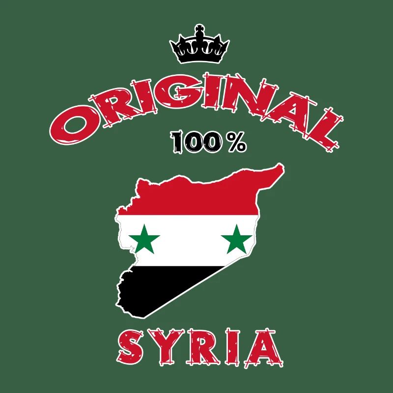 Design original du drapeau de la Syrie