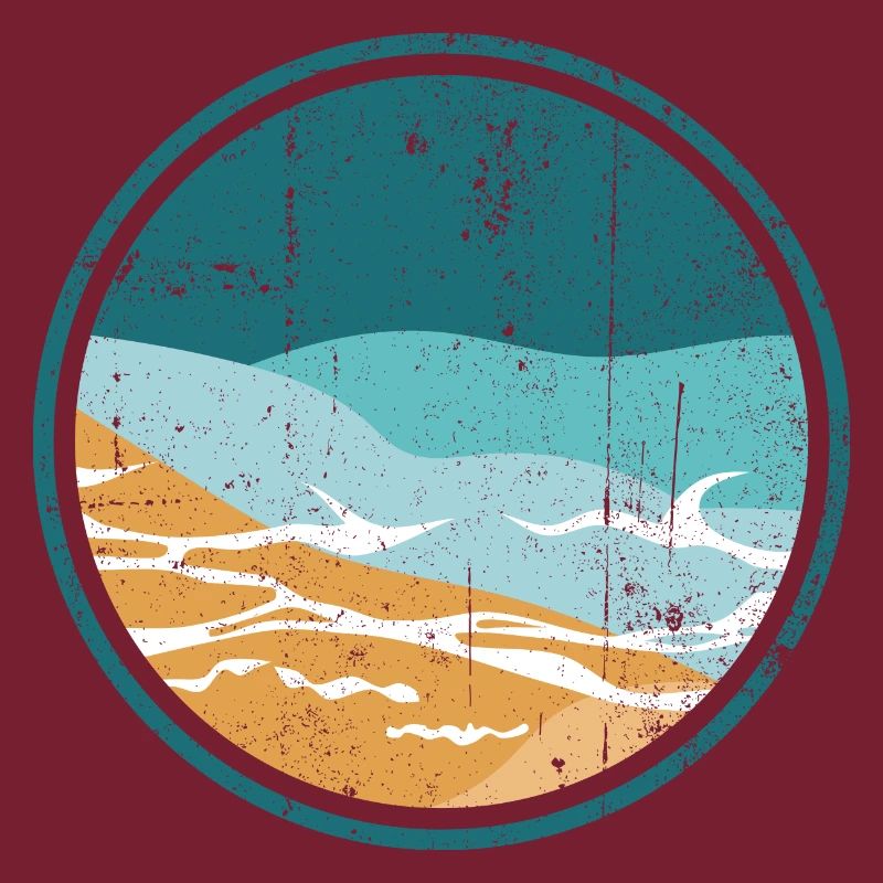Coastal Waves Circle
