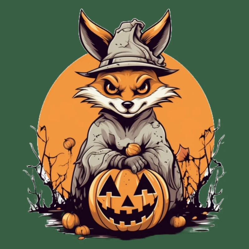 Grim Fox in the Witch's Forest