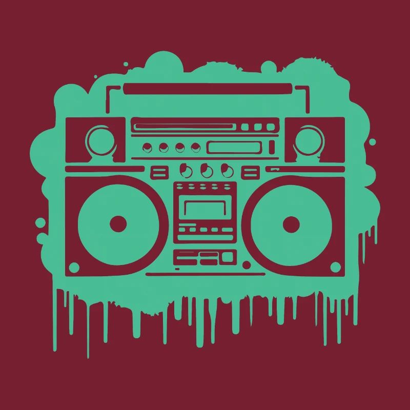 Cyan Boom Box (Seethrough)