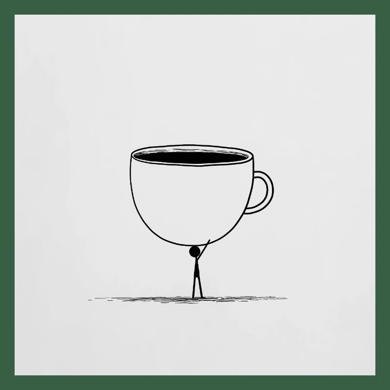 Kaffee? Nur in Eimern, bitte!