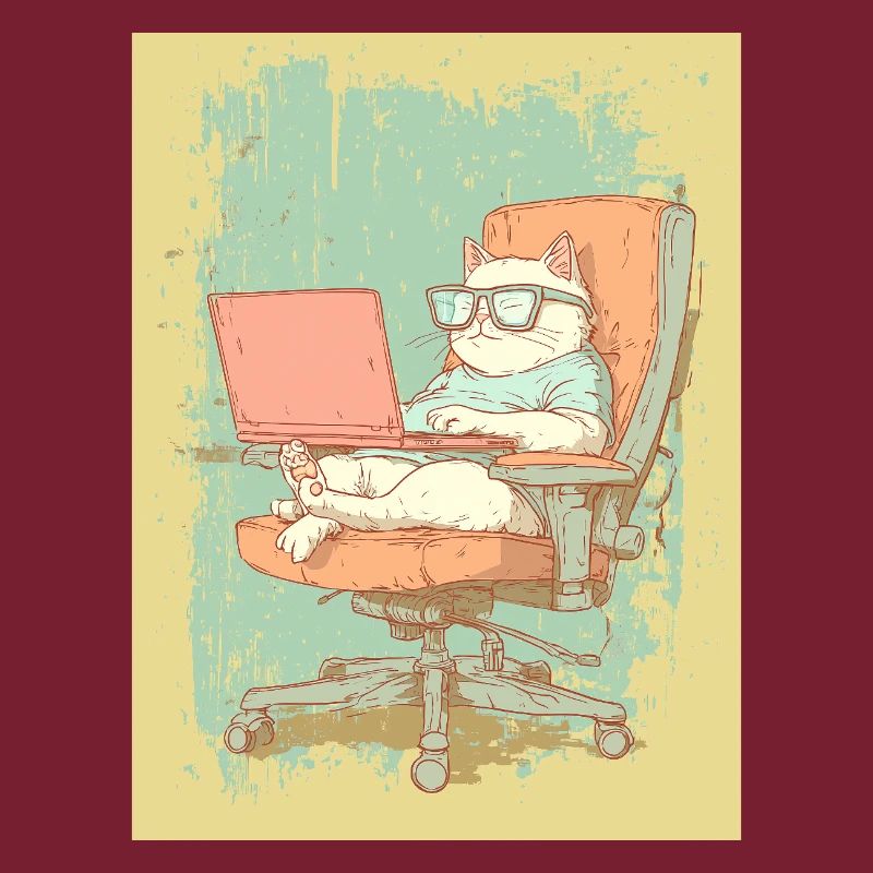 Homeoffice Level: Katze