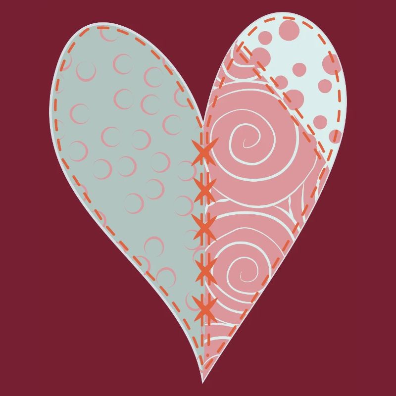 Patchwork Herz Nr. 3