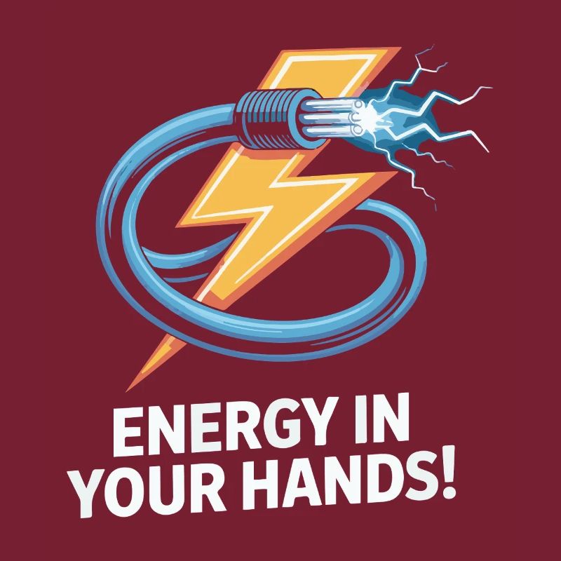 Elektrischer Strom Blitz Design