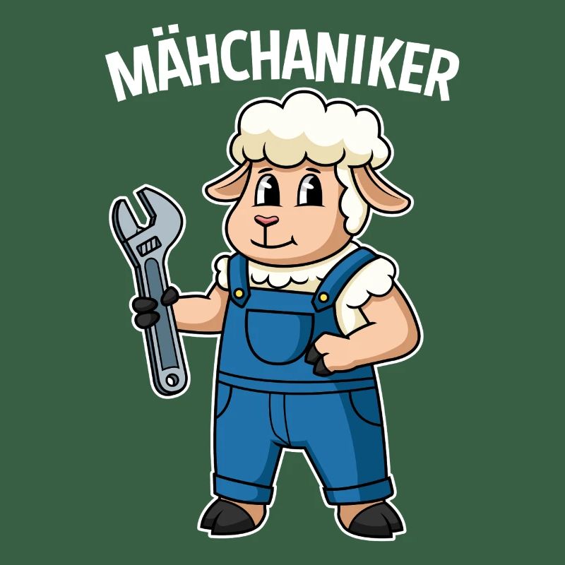 Mechatronics engineer car mechanic technician sheep