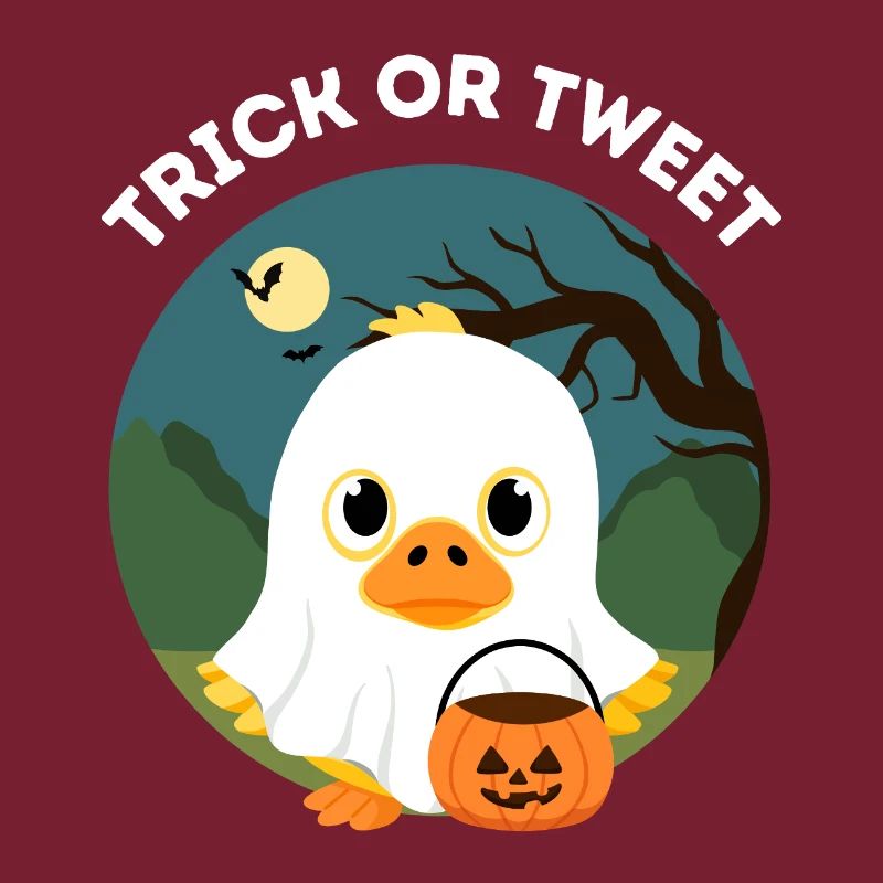 Lustiges Halloween – Süßes oder Tweet Entlein