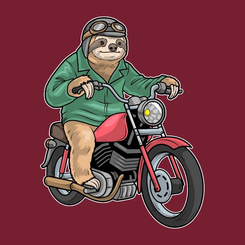 Faultier Motorrad