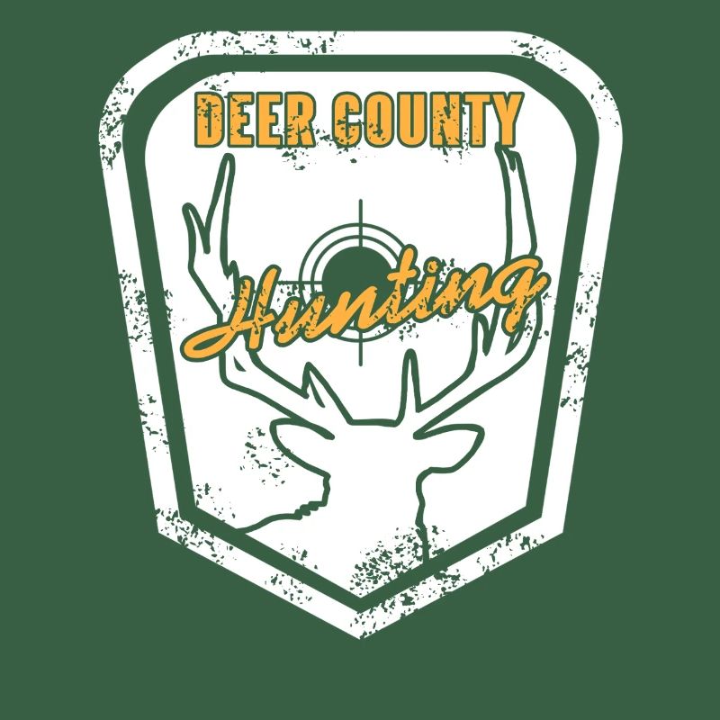Deer County chasse rustique crâne cible Style