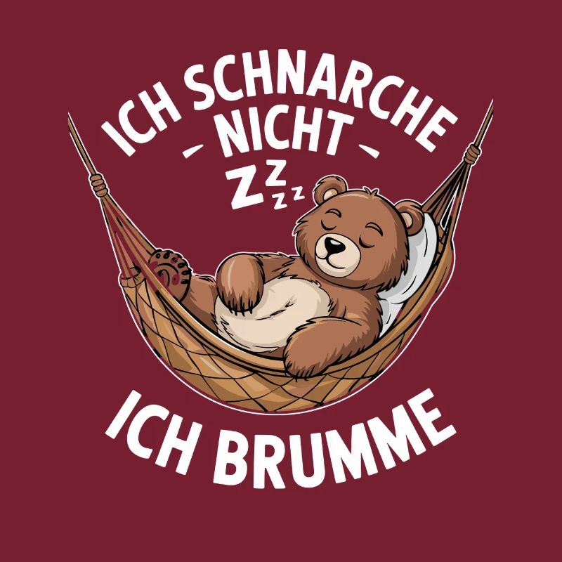 I Don't Snore I Buzz Bear Design